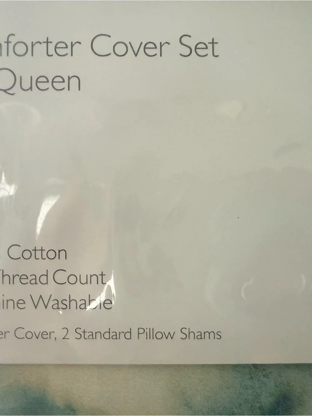 NWT SKY Bloomingdale’s Freya Inky Floral Duvet Cover Set Full/Queen 100% Cotton